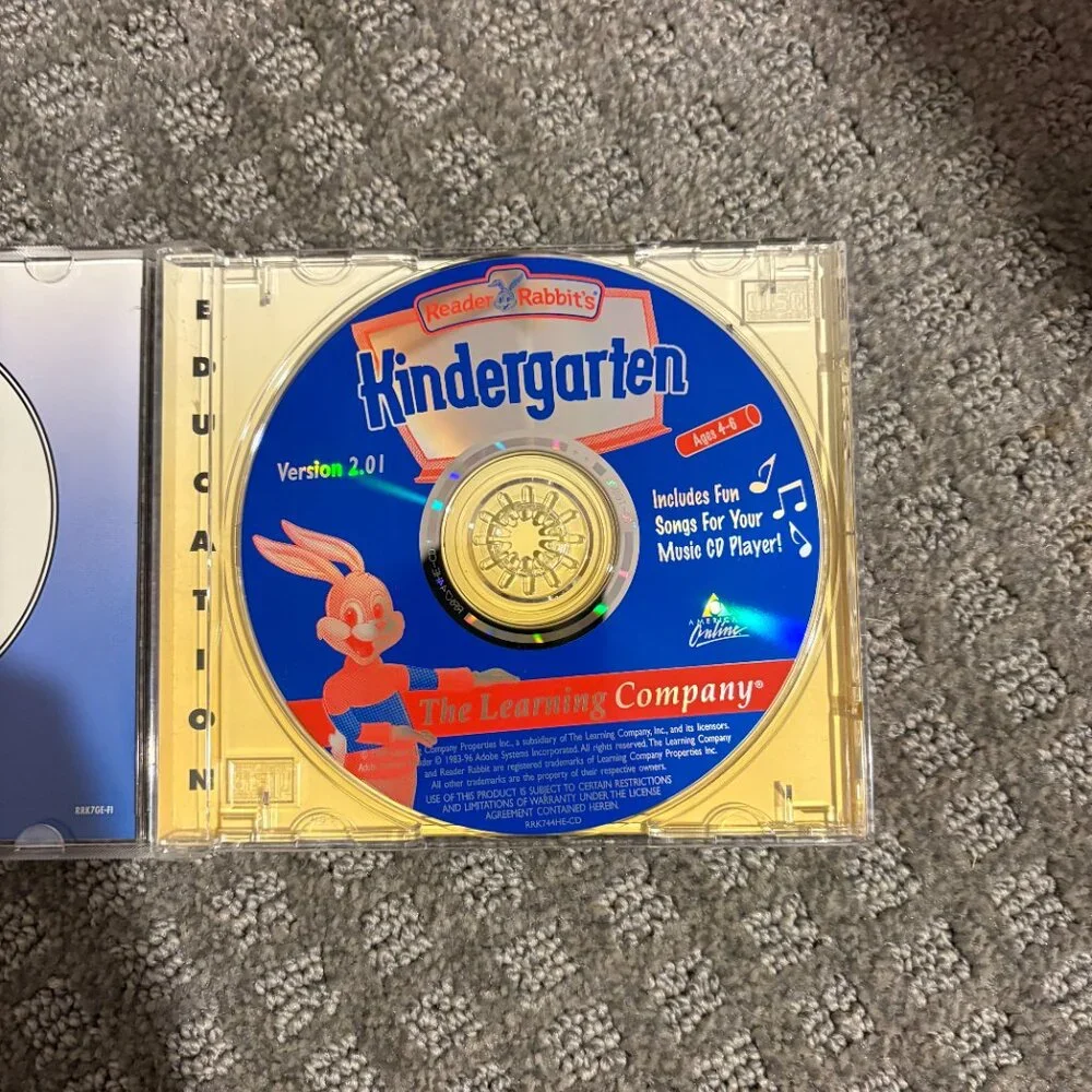 The Learning Company Reader Rabbit Kindergarten Math Ages 4 - 6 Original Version